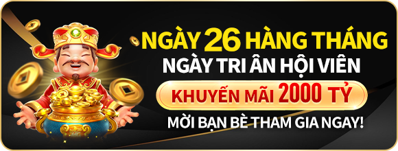 hubet khuyến mãi 26 hằng tháng